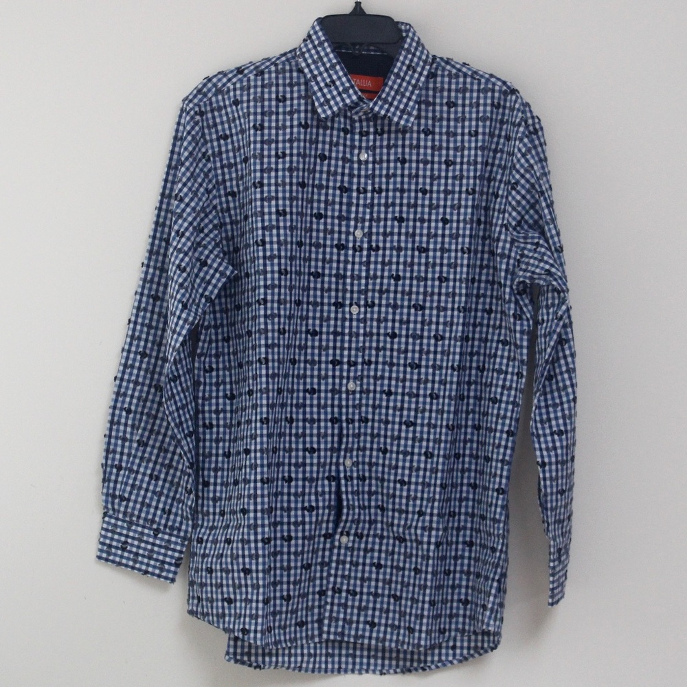TALLIA Men's Fitted Shirt - Size 16